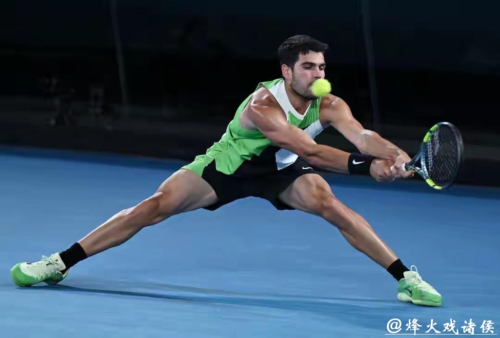 阿尔卡拉斯3-0击败德米纳尔 首次进入澳网男单四强